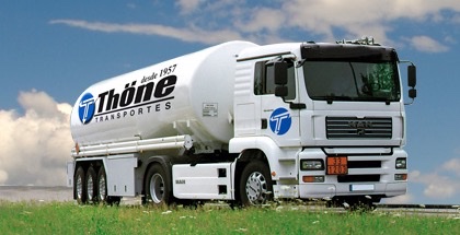 Camión cisterna de Transportes Thöne